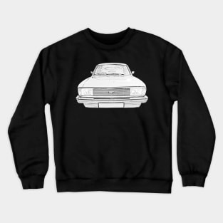 Morris Ital 1980s British classic car monochrome Crewneck Sweatshirt